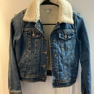 Cat & Jack Sherpa Lined Jean Jacket